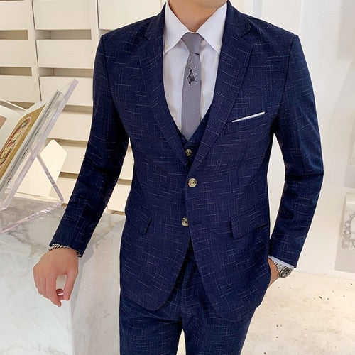 Plaid Suit Set - Upgrade Your Wardrobe with Style and Comfort - Perfect for Any Occasion