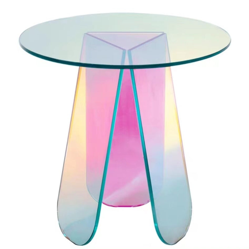 BERRY'S BUYS™ 120cm Coffee Table - Add a touch of glamour and sophistication to your living space - Elevate your home decor with this stunning iridescent design. - Berry's Buys