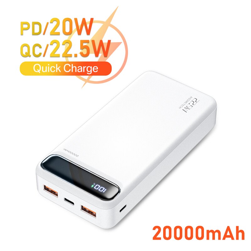 Power Bank 20000mAh Portable Charger - Stay Charged Anywhere, Anytime - Never Run Out of Battery ...