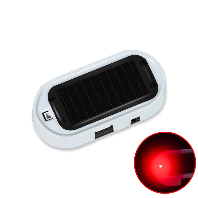 Solar Powered Simulated Dummy Alarm - Protect Your Car with the Look and Sound of a Real Alarm - ...