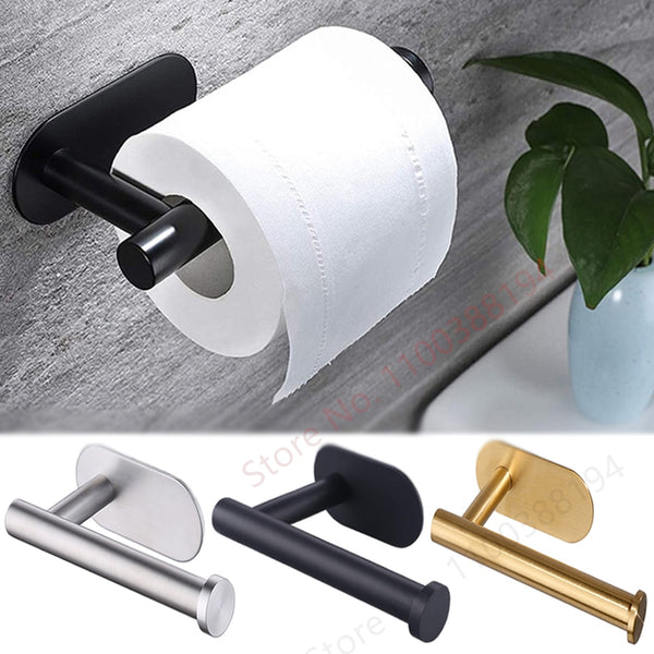 BERRY'S BUYS™ Adhesive Toilet Roll Paper Holder Organizer - The Ultimate Storage Solution for Your Bathroom and Kitchen - Keep Your Essentials Within Reach - Berry's Buys