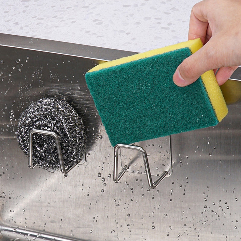 Kitchen Sponges Holder - Keep Your Sink Area Clean and Organized - Durable, Rust-resistant, and E...