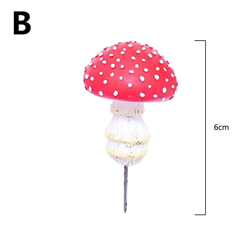 Mini Mushroom Glow In The Dark Resin Crafts - Add Enchantment to Your Garden or Indoor Space - Cr...