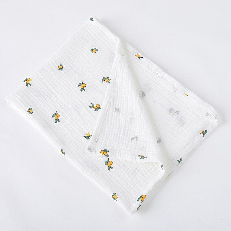 BERRY'S BUYS™ 80x65cm Muslin Squares Baby Swaddle Blanket - Soft, Breathable and Versatile - Upgrade Your Little One's Bedding Collection Today! - Berry's Buys