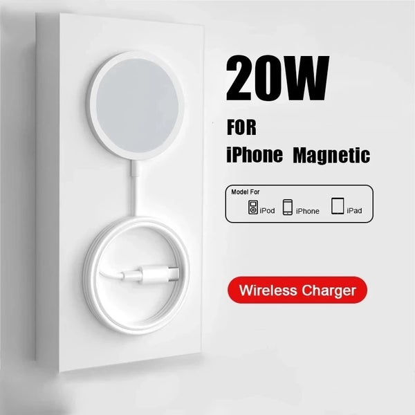 BERRY'S BUYS™ 20W Magnetic Wireless Charger - Fast Charging for Multiple iPhone Models - Charge Up to Four Devices Simultaneously - Berry's Buys