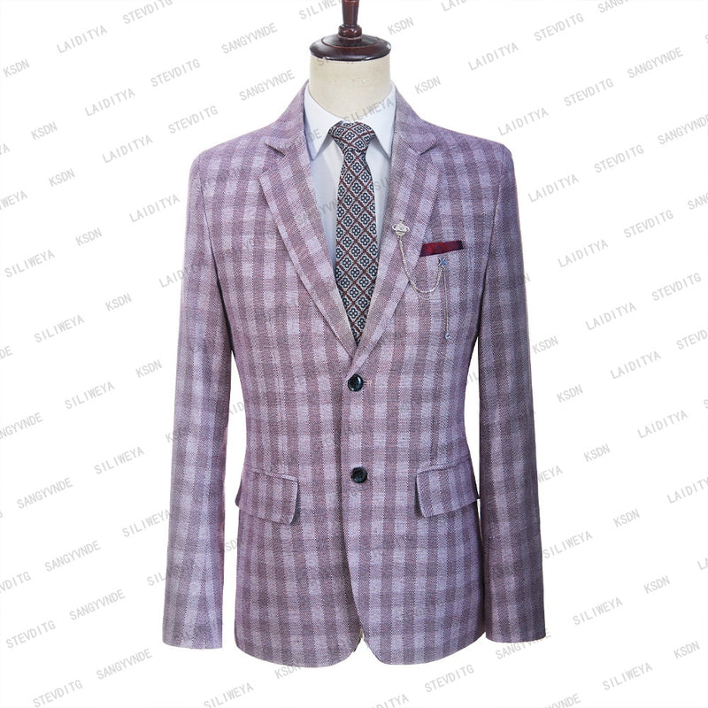 Men Suit Fashion 2 Pieces Formal Business Blazer - Look sharp and stay comfortable all day long w...