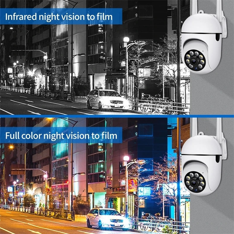 Outdoor 5MP Surveillance Camera - Protect Your Property with Crystal Clear Footage and AI Detection