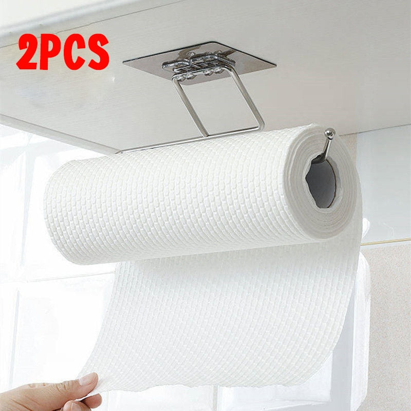 BERRY'S BUYS™ 2pcs Kitchen Toilet Paper Storage Rack - The Ultimate Solution for Your Bathroom Storage Needs - Keep Your Essentials Within Reach! - Berry's Buys