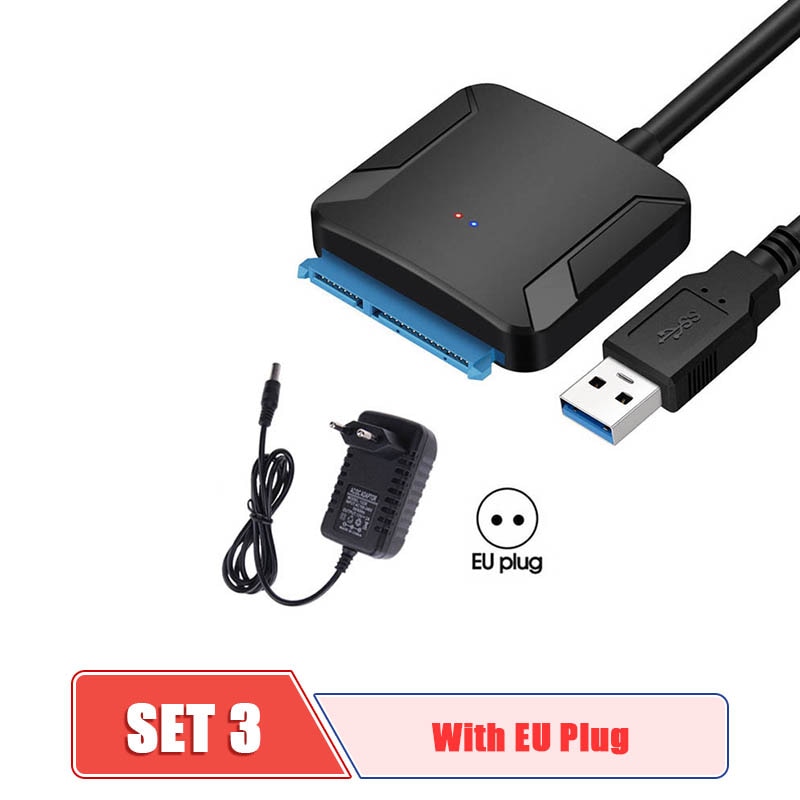 USB 3.0 To Sata Cable - Effortlessly Transfer Data with Lightning Speed - Perfect for External SS...