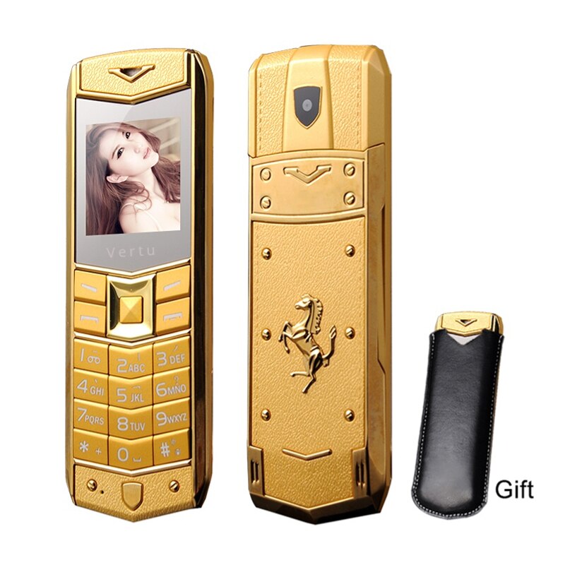 Luxury Mini Signature Cellphone - Stay Connected in Style with Bluetooth and Dual SIM Cards - Lon...