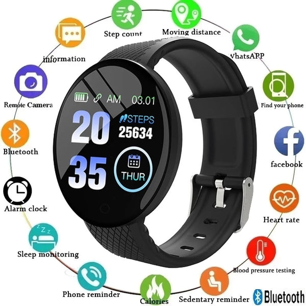 LEVCOECAM D18 Smart Watch - The Ultimate Fitness Companion for an Active Lifestyle - Monitor Your...