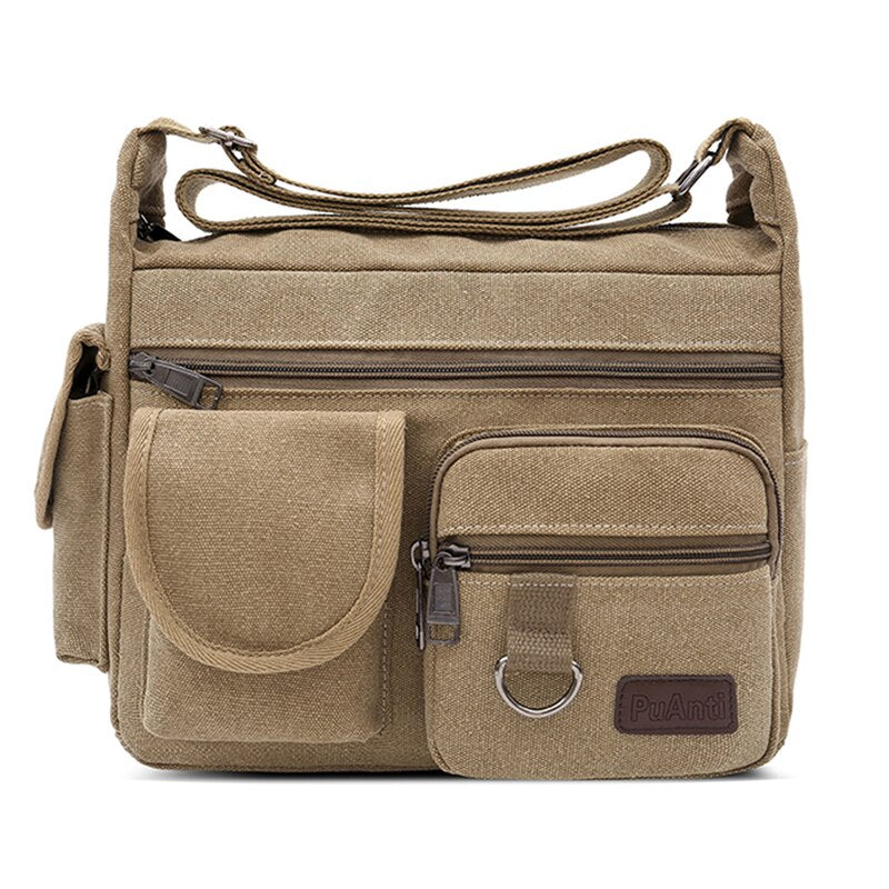 BERRY'S BUYS™ Canvas Messenger Bag - Your Ultimate Companion for Style and Convenience - Berry's Buys