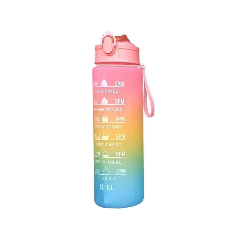 BERRY'S BUYS™ 900ml Water Bottle - Stay Hydrated and Motivated On-the-Go - Perfect for Sports, Travel, and Everyday Use - Berry's Buys