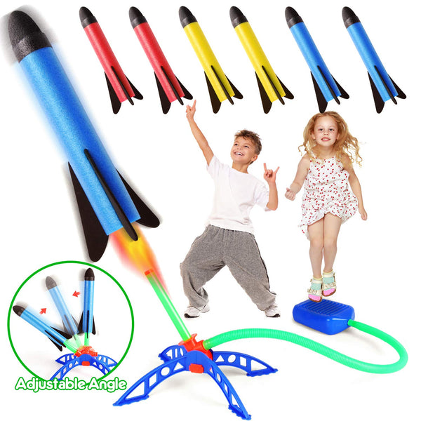 Kid Air Rocket Launcher - Launch, Learn and Play Outside! - Encourage Active Lifestyle and Motor ...