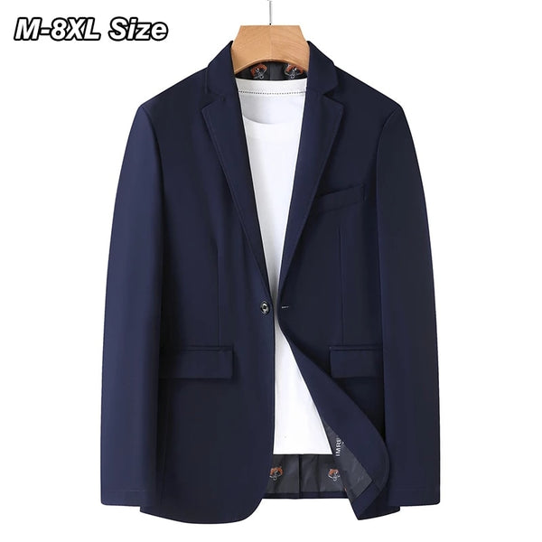 Men's Business Casual Blazer - Look Stylish and Comfortable Everywhere - Sizes up to 8XL Available!