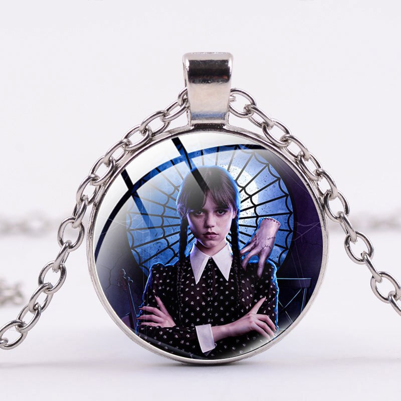 BERRY'S BUYS™ 2023 TV Show Wednesday Addams Cosplay Necklace - Embrace Your Dark Side - Stylish and Functional Accessory - Berry's Buys