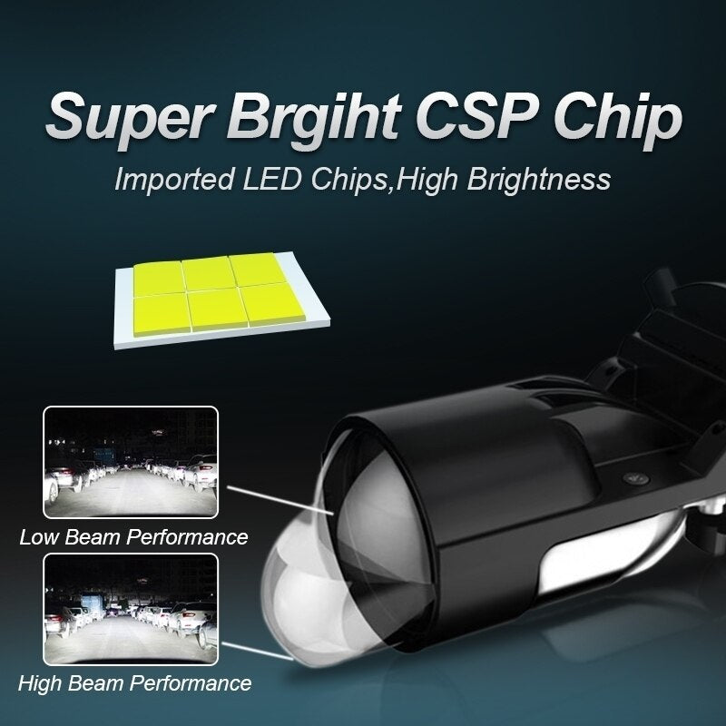 BERRY'S BUYS™ 2023 Newest Car Motorcycle Headlight - Illuminate Your Ride with Laser Precision and High Power LEDs - Superior Visibility and Safety Guaranteed - Berry's Buys
