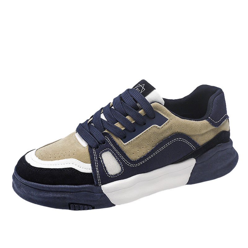 Spring Luxury Men's Low Cut Brushed Sneakers - Fashion meets Comfort - Waterproof and Durable