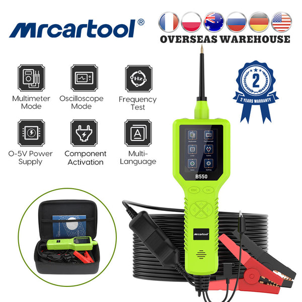 MRCARTOOL B550 Circuit Analyzer - Diagnose Electrical Issues with Ease - Ensure Reliable Automoti...