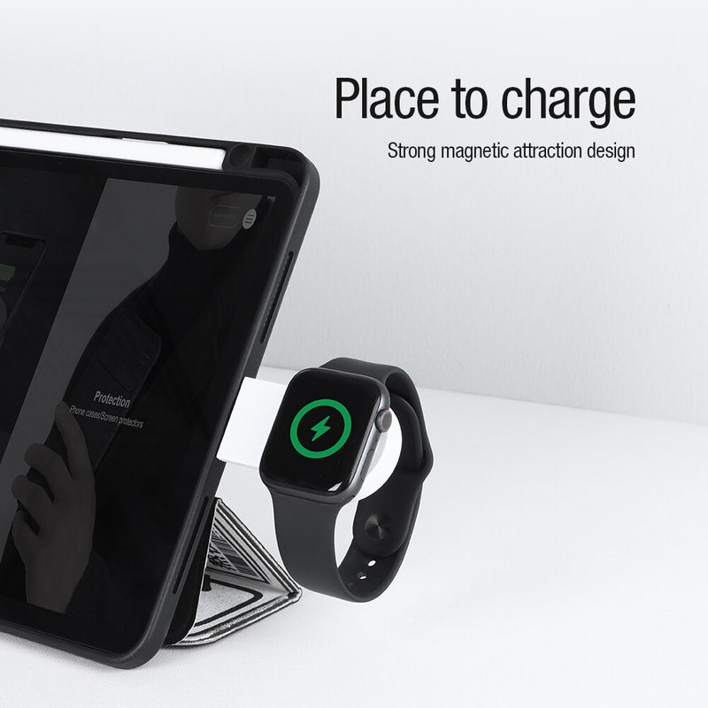 NILLKIN Portable Wireless Charger - Charge Your Apple Watch Anywhere - Convenience at Your Finger...