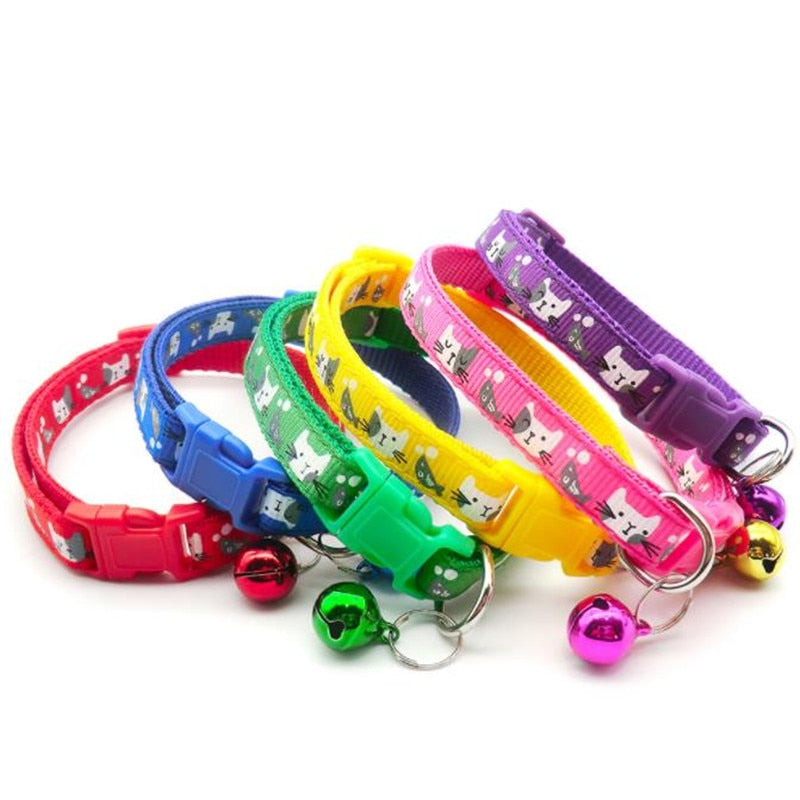 BERRY'S BUYS™ Fashion Pet Cat Collar - Upgrade Your Feline's Style with our Colorful, Adjustable and Bell-Decorated Collar! - Berry's Buys