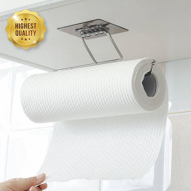 BERRY'S BUYS™ 2pcs Kitchen Toilet Paper Storage Rack - The Ultimate Solution for Your Bathroom Storage Needs - Keep Your Essentials Within Reach! - Berry's Buys