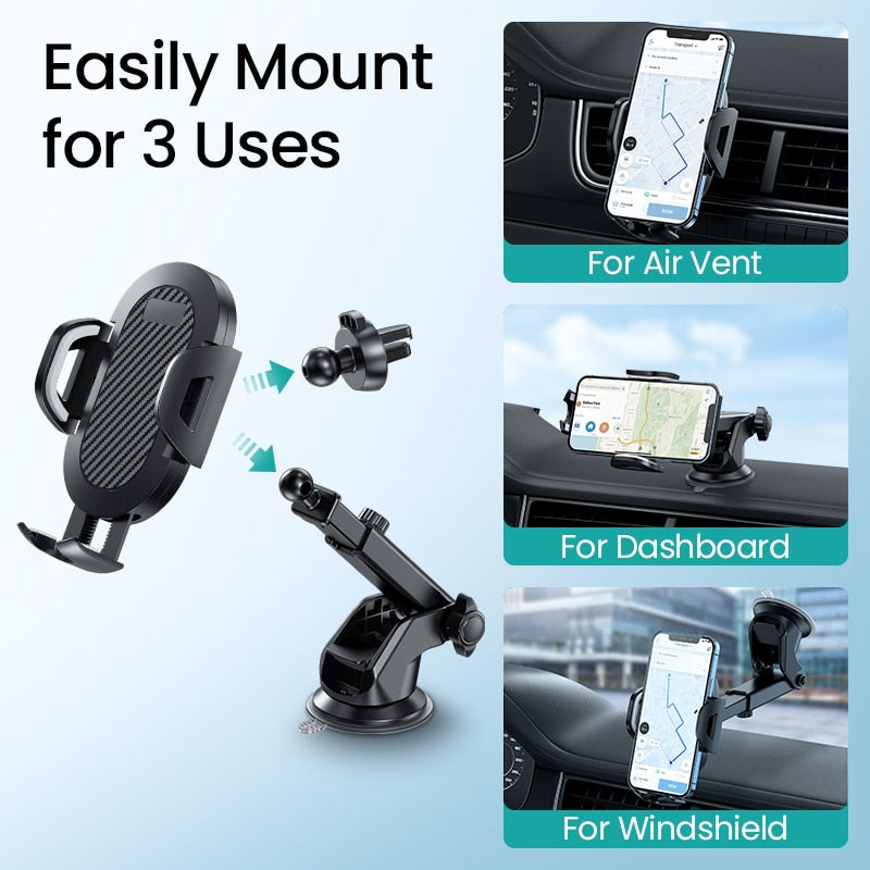 BERRY'S BUYS™ INIU Sucker Car Phone Holder Mount Stand - The Perfect Way to Securely Hold Your Phone While You Drive - Enjoy the Convenience and Peace of Mind! - Berry's Buys
