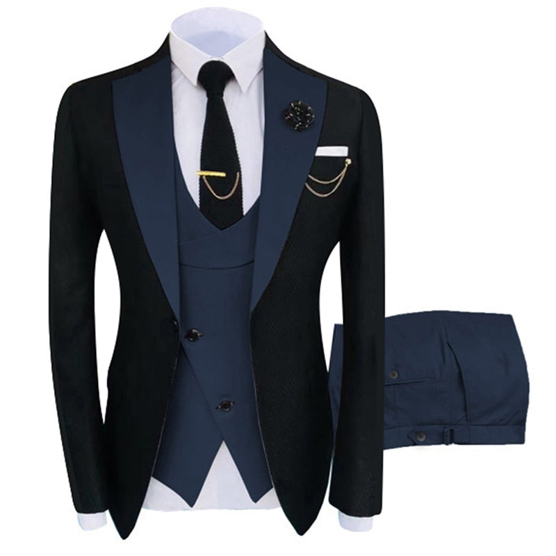 Terno Masculino Slim Fit Blazers Ball and Groom Suits for Men - Elevate Your Style with This Chic...