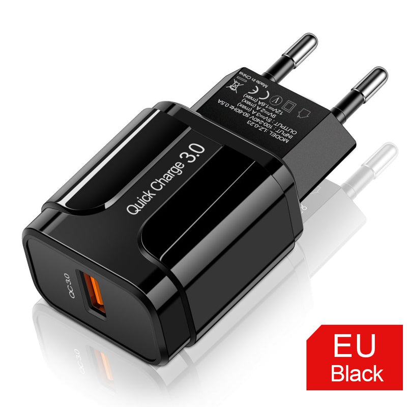 Quick Charge 3.0 USB Charger Adapter - Lightning-fast charging for all your mobile devices - Stay...