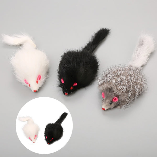 BERRY'S BUYS™ 1Pcs False Mouse Cat Pet Toy - Keep Your Furry Friend Entertained and Active with our Plush and Realistic Design - Berry's Buys