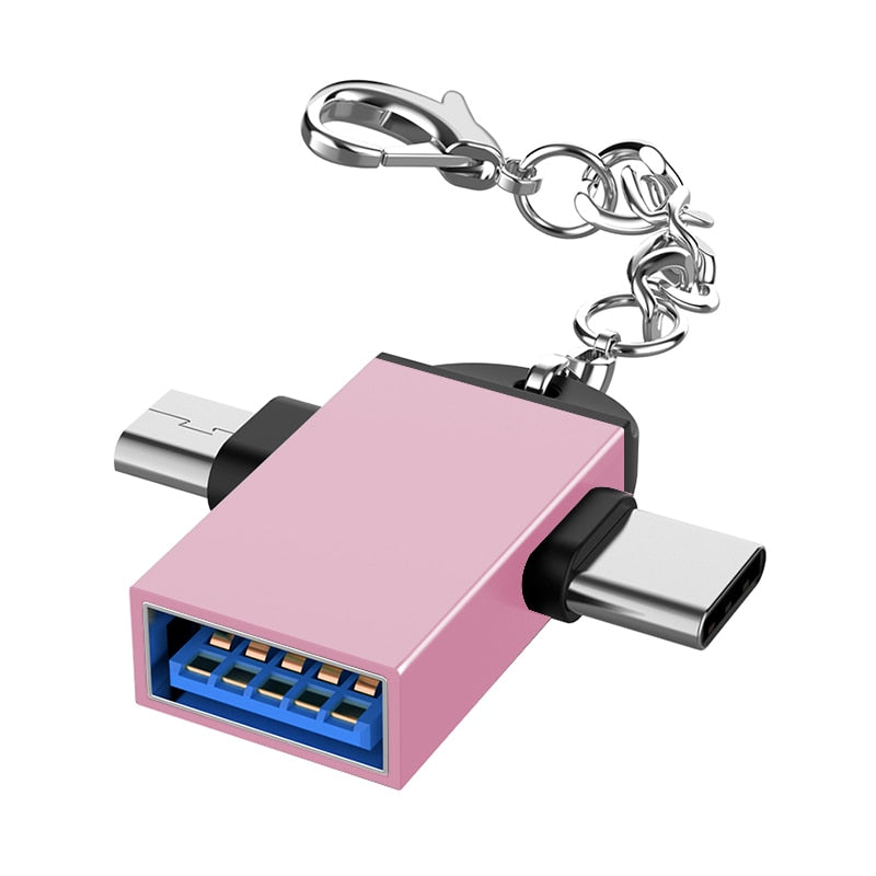 BERRY'S BUYS™ 2 In 1 OTG Adapter - Connect, Transfer and Charge with Ease! - Berry's Buys