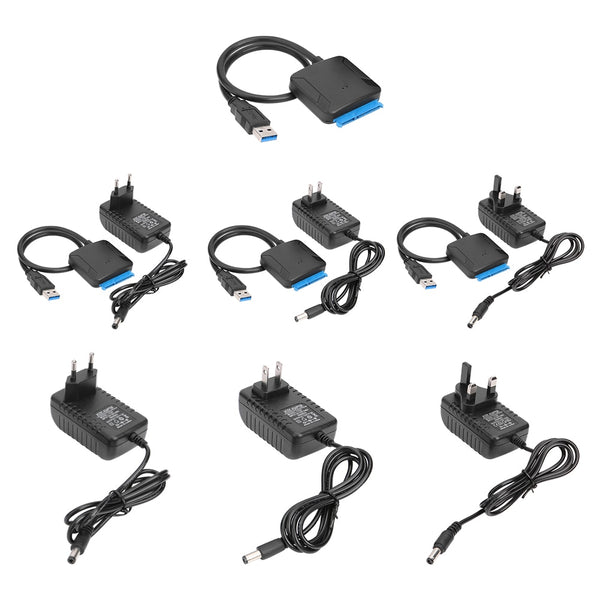 USB 3.0 To SATA 3 Cable - Seamlessly Connect and Transfer Data at Lightning-Fast Speeds with VKTE...