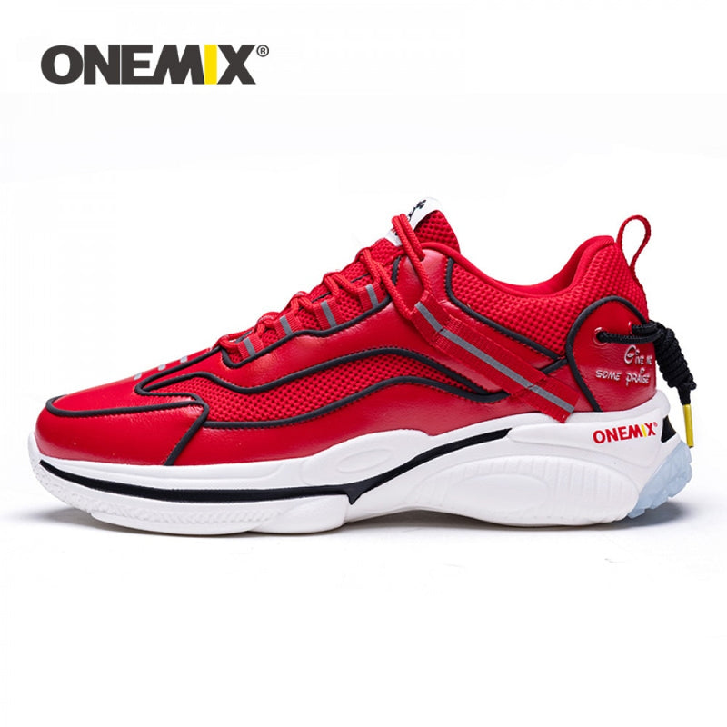 ONEMIX Reflective Sport Sneakers - Stay Active and Look Great with These Versatile Shoes - Durabl...