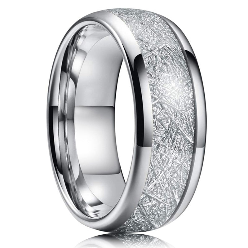 BERRY'S BUYS™ 8MM Fashion Men's Tungsten Alloy Wedding Ring - Unwavering Style and Durability for a Lifetime of Memories - Berry's Buys