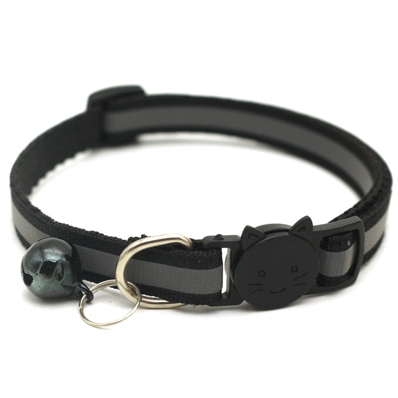 Reflective Nylon Dog Collar - Keep Your Pet Safe and Stylish During Nighttime Walks - Adjustable ...