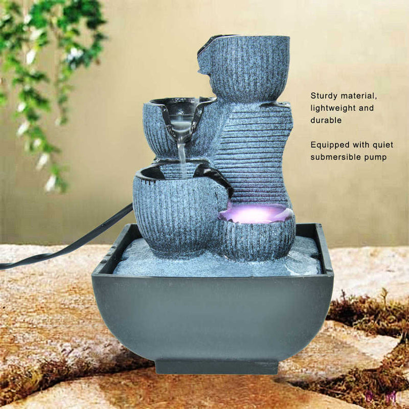 BERRY'S BUYS™ Desktop Fountain - Bring Nature Inside - Create a Soothing Ambiance and Relaxation - Berry's Buys