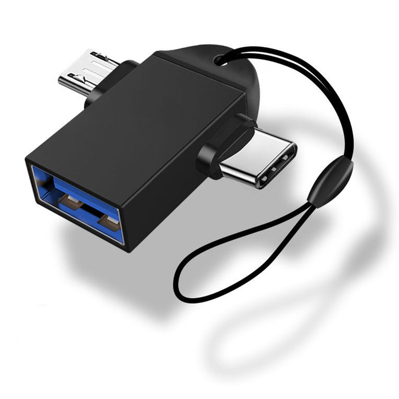 BERRY'S BUYS™ FONKEN OTG Type C Adapter - Seamlessly Connect All Your Devices On-The-Go - Experience Lightning-Fast Data Transfer Speeds! - Berry's Buys