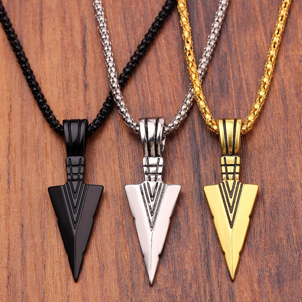 BERRY'S BUYS™ Arrow Head Pendant Long Chain Necklace - Elevate Your Style with Durability and Elegance - Berry's Buys