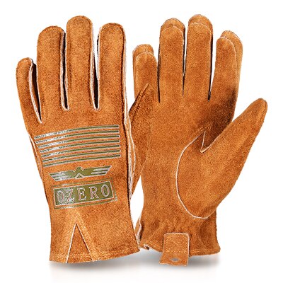 OZERO Genuine Cowhide Summer Windproof Sport Gloves - Stay Protected and Stylish during Outdoor A...
