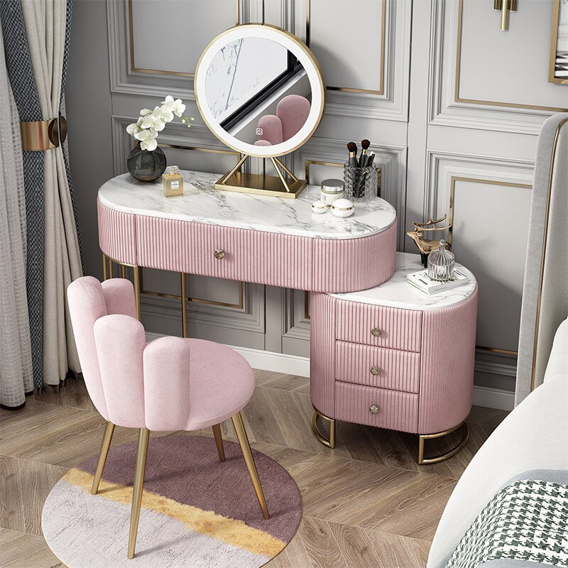 Light Luxury Nordic Home Dressers Vanity Princess Dressing Table - Elevate Your Beauty Routine wi...