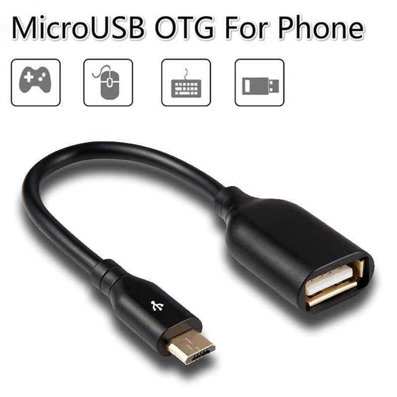 OTG Adapter Micro USB Cable - Connect, Transfer, and Charge On-the-Go - The Ultimate Solution for...