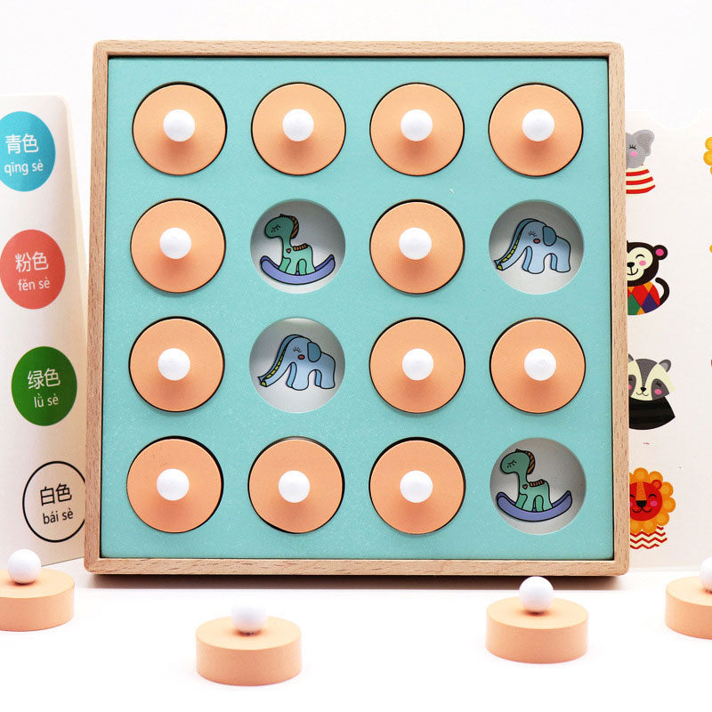 Montessori Memory Match Chess Game - Boost Your Child's Memory Skills with Fun and Education