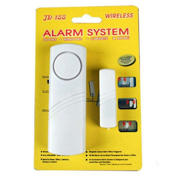 BERRY'S BUYS™ Door Window Wireless Burglar Alarm - Protect Your Home with Ease - Reliable and Affordable Security Solution - Berry's Buys