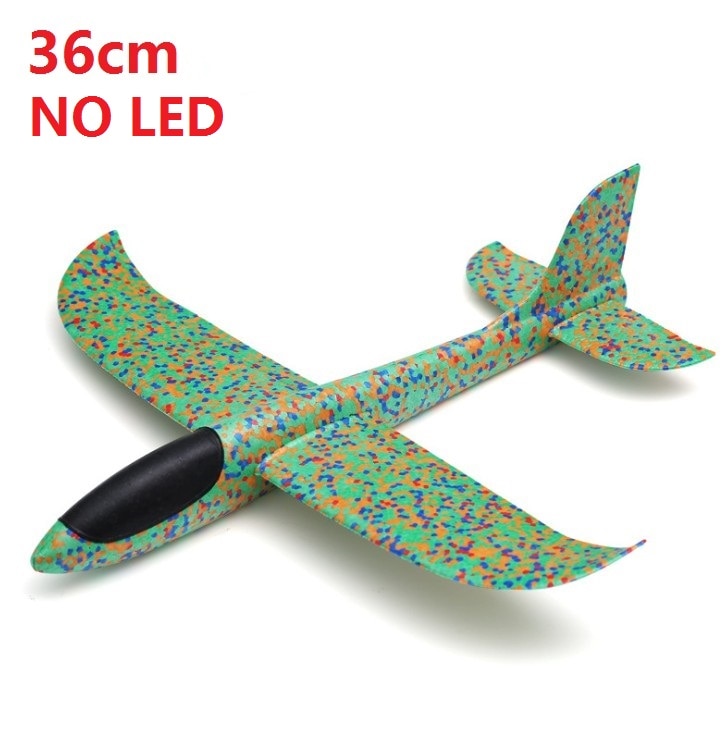 BERRY'S BUYS™ 48cm Hand Throw Airplane - Launch, Fly and Light Up the Sky! - Perfect Outdoor Activity for Kids - Berry's Buys