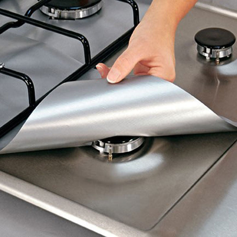 BERRY'S BUYS™ 4PC Stove Protector Cover Liner - Revolutionize the Way You Cook - Eco-Friendly and Hassle-Free Cleanup - Berry's Buys