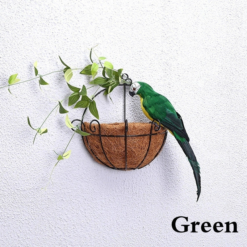 BERRY'S BUYS™ Creative Handmade Simulation Parrot - Add a Touch of Nature to Your Space - Vibrant and Realistic Garden Decor - Berry's Buys
