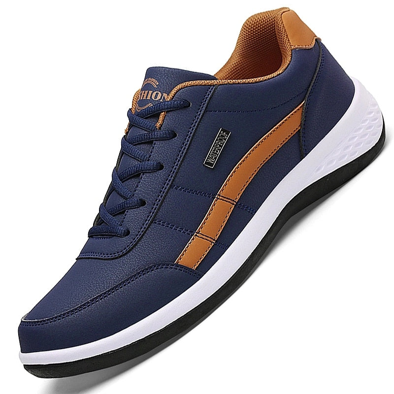 Leather Men Shoes Sneakers - Stay Stylish and Comfortable All Day Long - Perfect for Any Occasion
