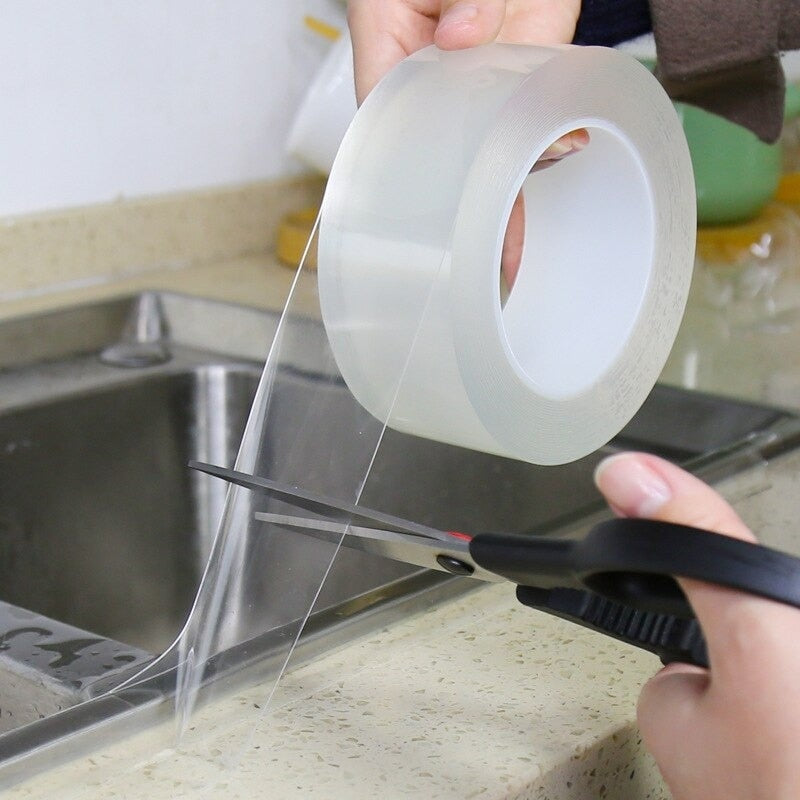 BERRY'S BUYS™ Home Kitchen Sink Gap Waterproof Mold Strong Self-adhesive Transparent Tape - Keep Your Sink Area Clean and Dry with Ease - Berry's Buys