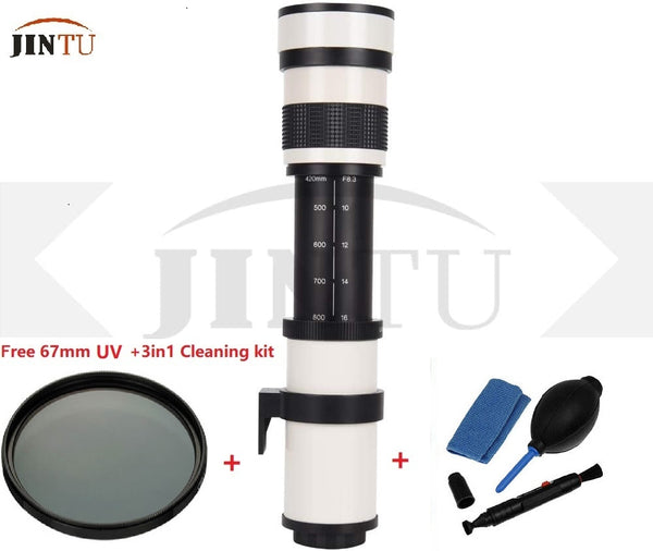 JINTU 420-800mm Telephoto Lens - Get Closer to Your Subjects - Capture Stunning and Vibrant Images