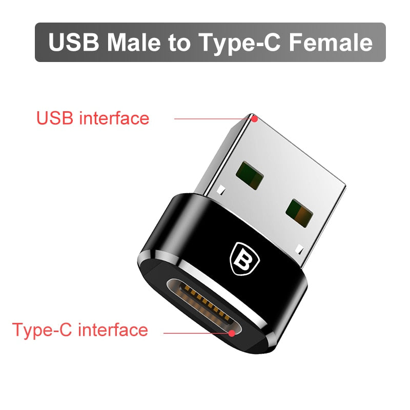 BERRY'S BUYS™ Baseus USB Type C OTG Adapter - The Versatile Solution for Fast Charging and Data Transfer - Upgrade Your Tech Game - Berry's Buys
